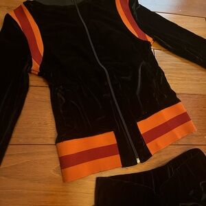 Iceberg Black and Orange Track Suit